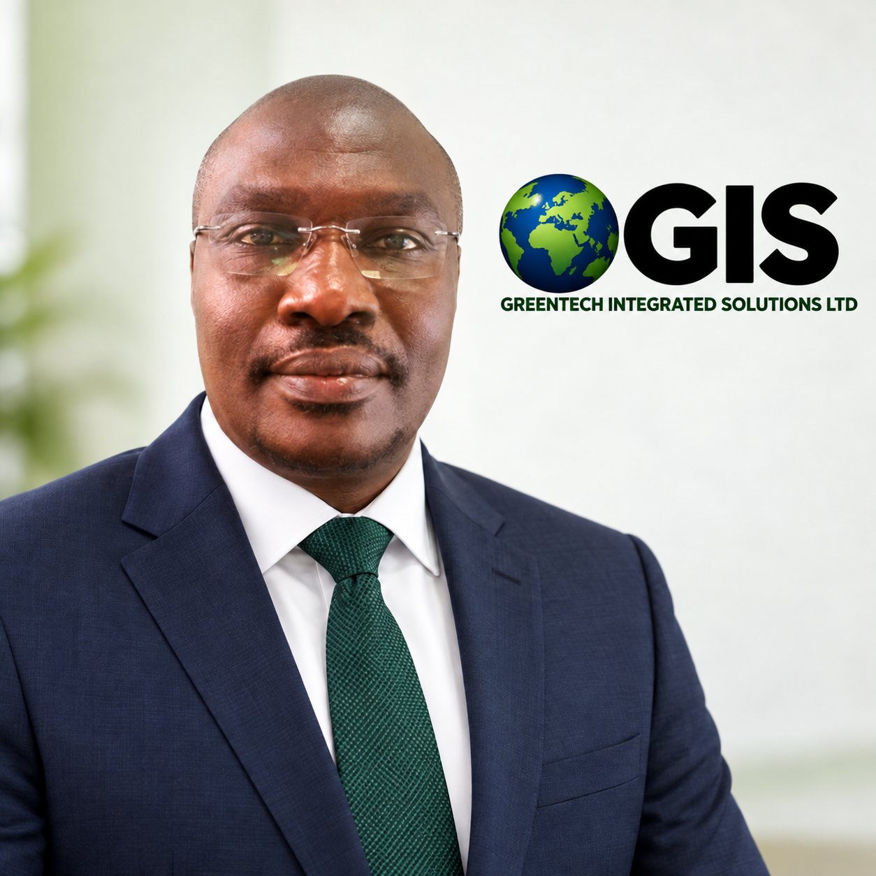 Portrait of Harris Obinna Onyeka, Co-Founder and Technical Director of Greentech Integrated Solutions Ltd