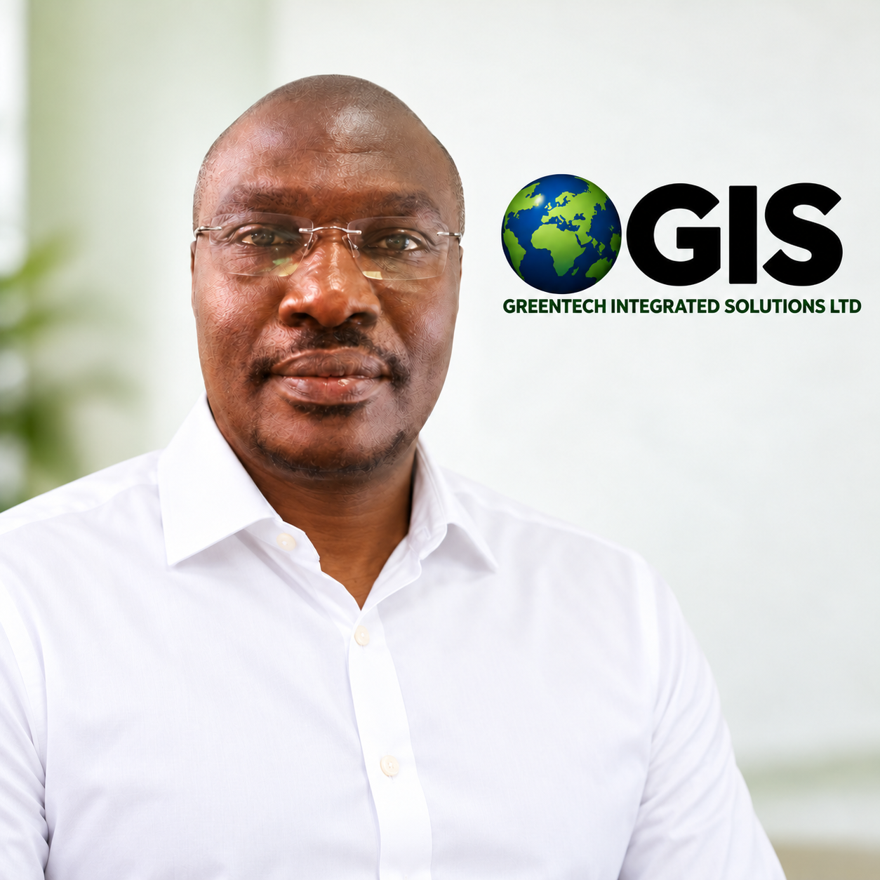 Portrait of Harris Onyeka, Co-Founder and Technical Director of Greentech Integrated Solutions Ltd